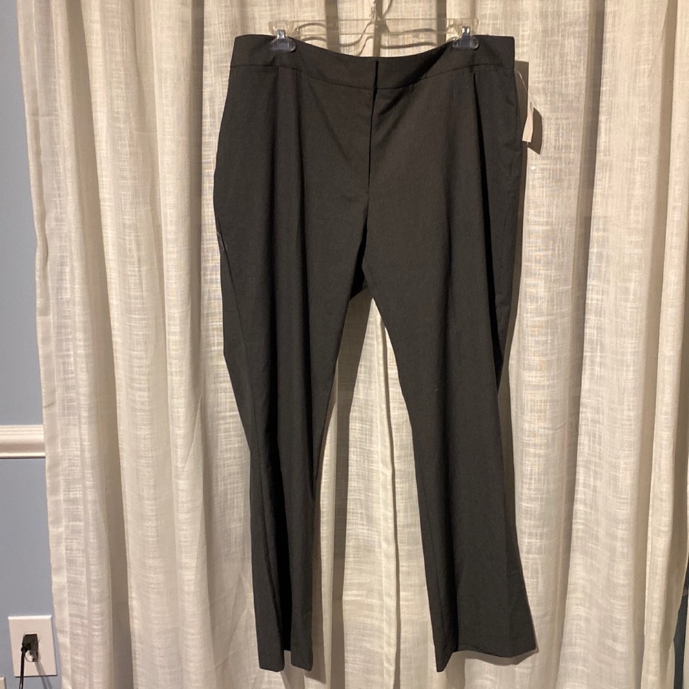 Gray trousers